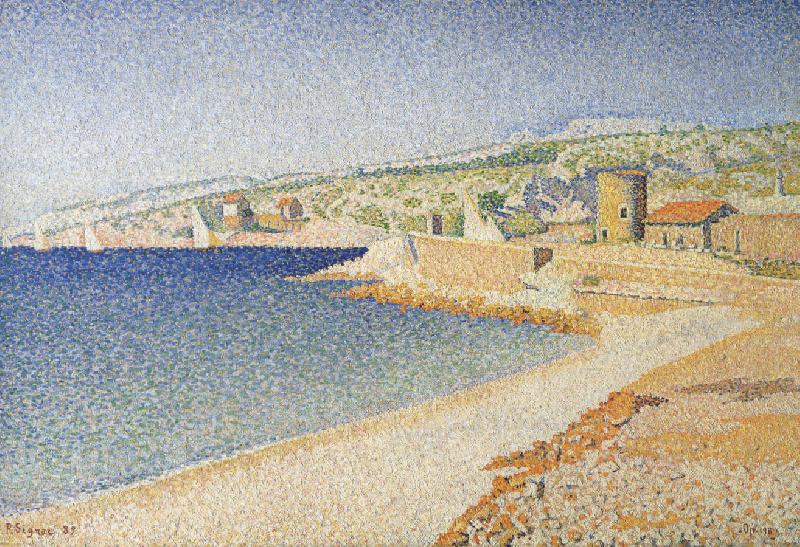 Paul Signac the jetty cassis opus oil painting image